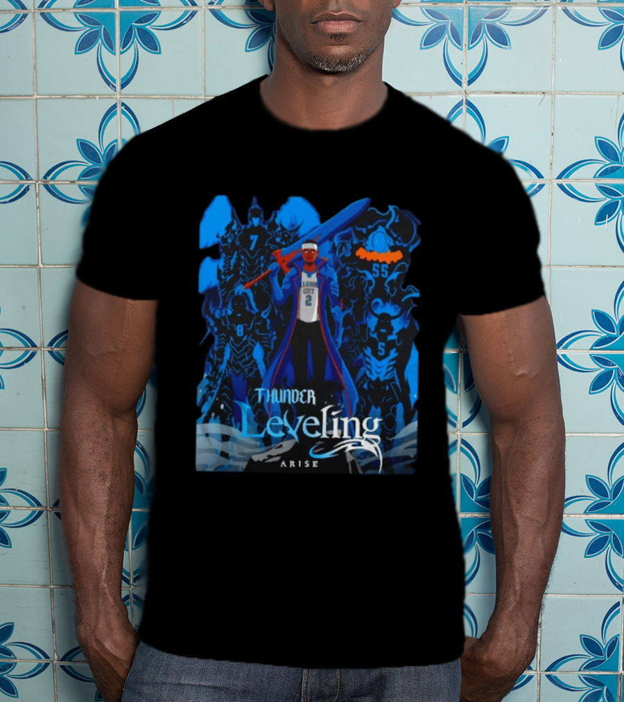 Thunder Leveling Solo Leveling Arise Oklahoma City T-Shirt