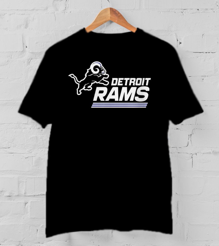 Twisted Gorilla Detroit Rams Los Angeles Lions T-Shirt