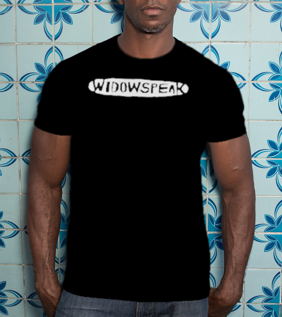 Widowspeak Band Name Black And White T-Shirt