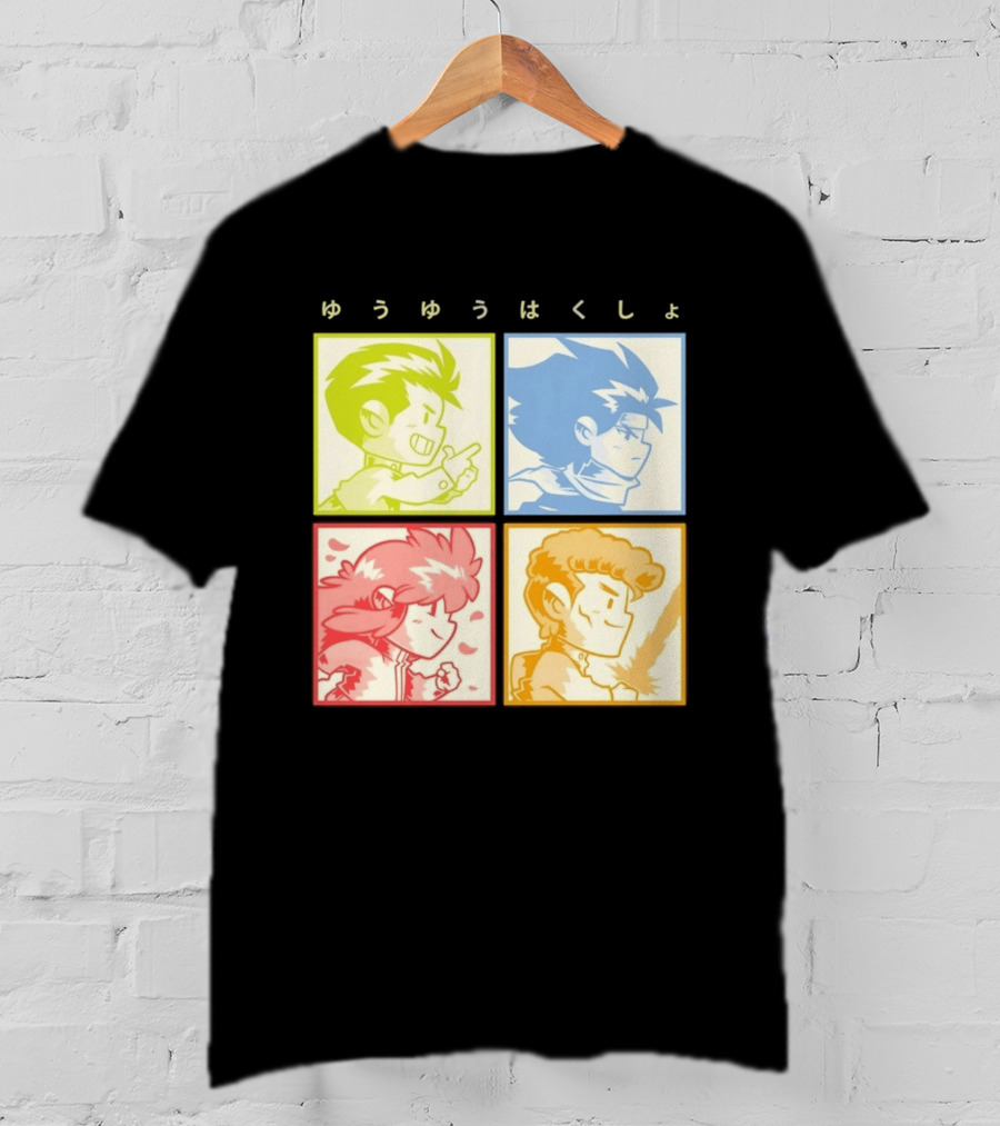 YuYu Hakusho Anime Characters Japanese Manga Series T-Shirt