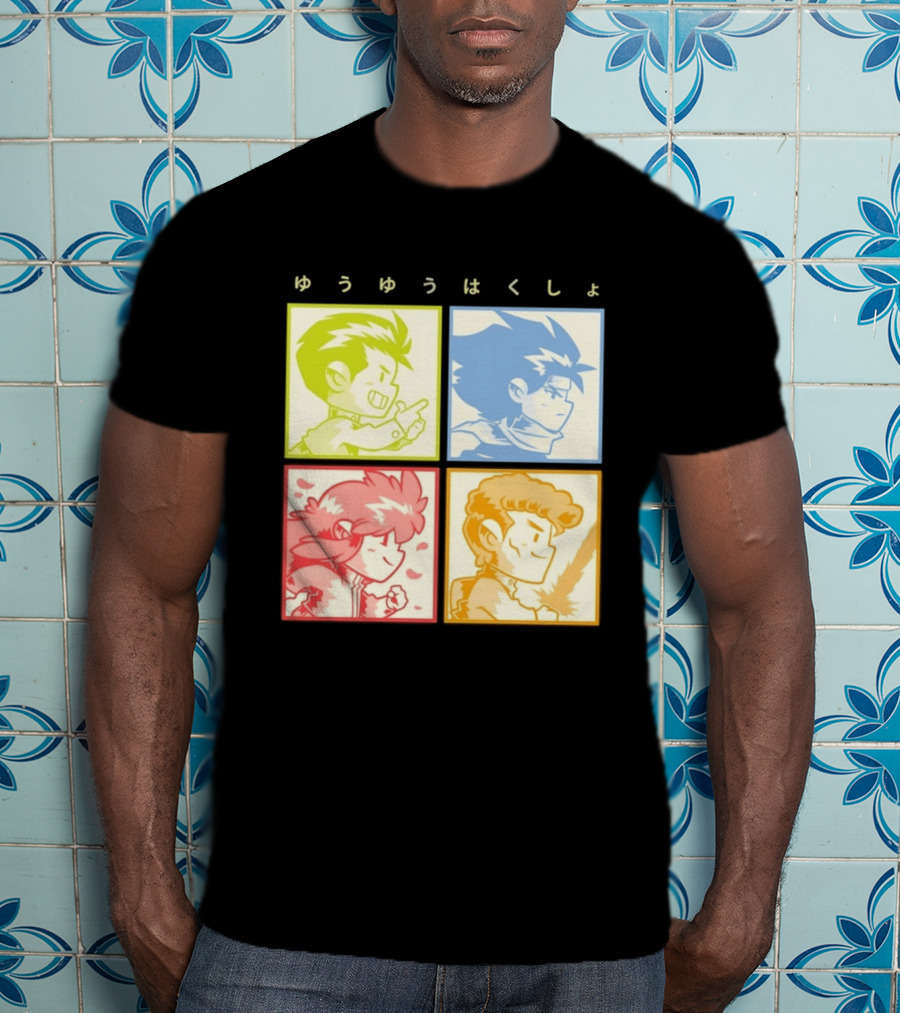 YuYu Hakusho Anime Characters Japanese Manga Series T-Shirt