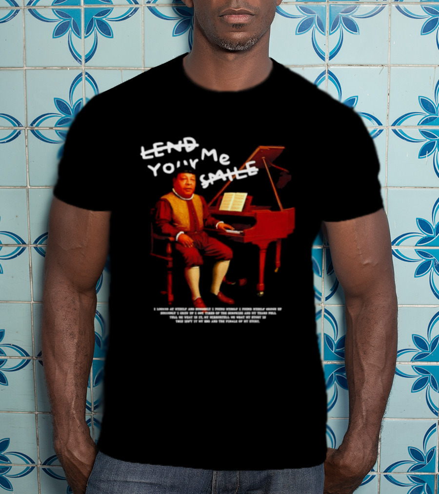 Abdel Basset Hamouda Lend Your Me Smile Piano Scene T-Shirt