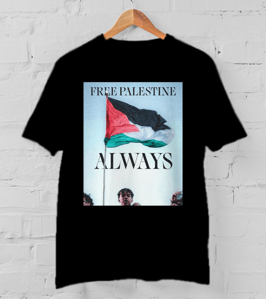Barcelona FC Lamine Yamal Free Palestine Always Flag T-Shirt