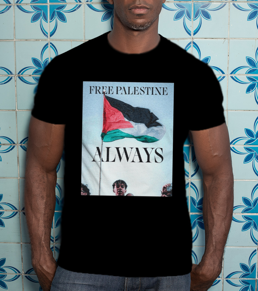 Barcelona FC Lamine Yamal Free Palestine Always Flag T-Shirt