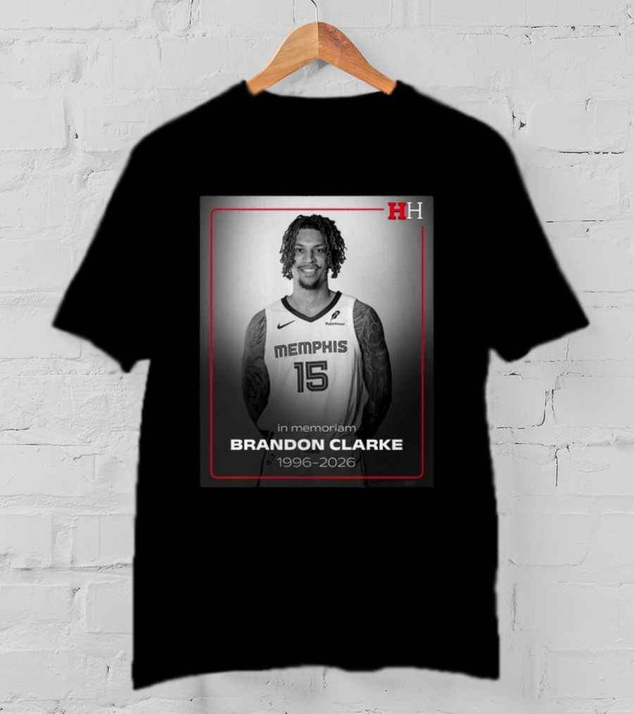In Memoriam Brandon Clarke 1996 2026 Memphis 15 T-Shirt