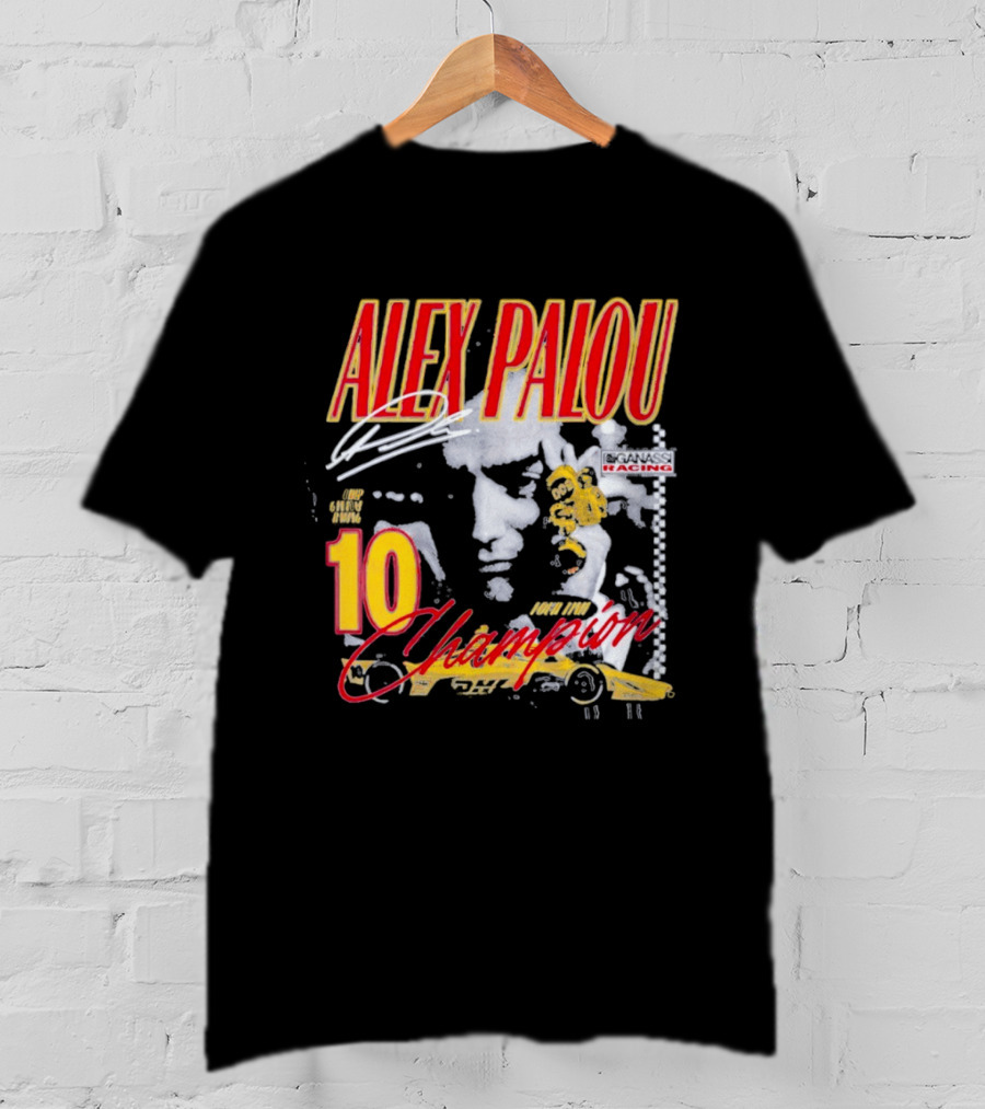 Alex Palou Chip Ganassi Racing 10 Four Time Champion T-Shirt