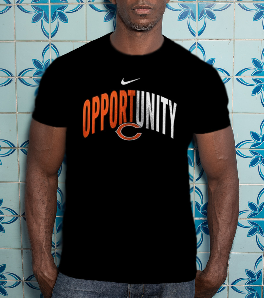 Chicago Bears Opportunity Nike Swoosh C T-Shirt