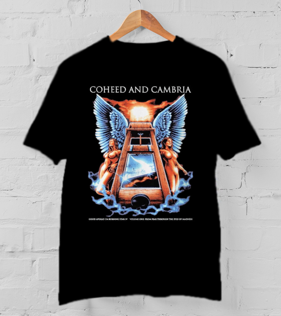 Coheed And Cambria 20th Anniversary Guillotine Angel Wings T-Shirt