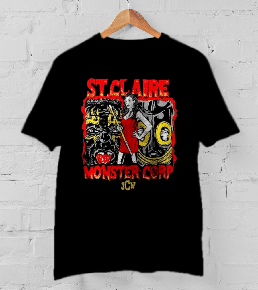 St. Claire Monster Corp JCW Horror Artistry T-Shirt