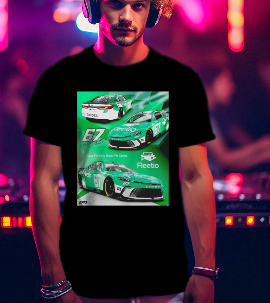 Corey Heim 23XI Racing Toyota Camry XSE Fleetio NASCAR 67 T-Shirt