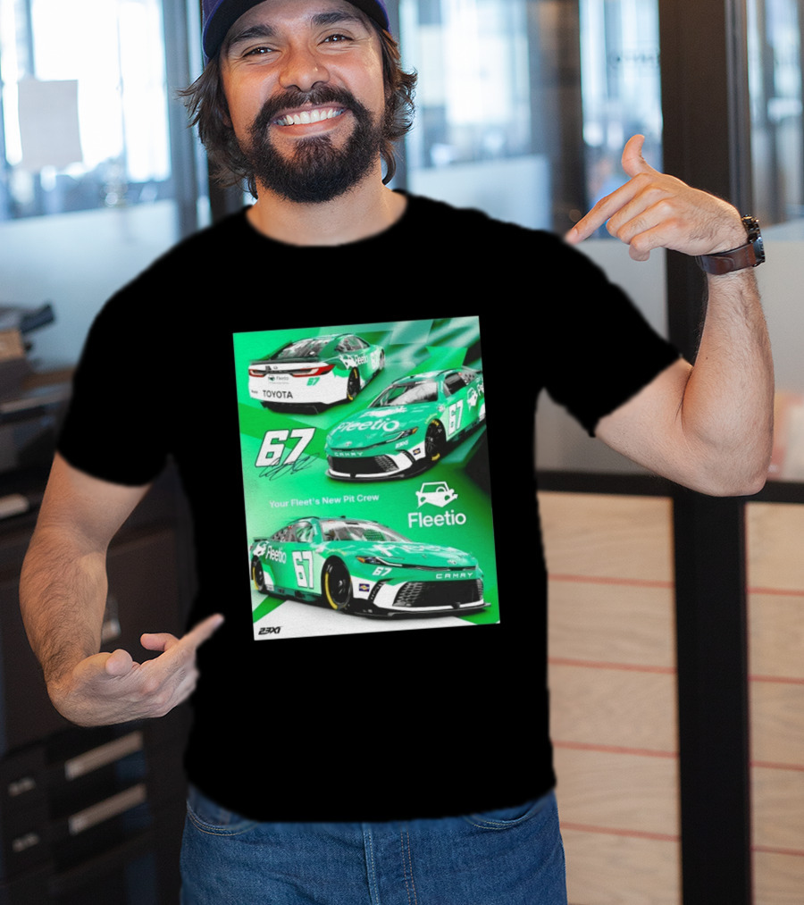 Corey Heim 23XI Racing Toyota Camry XSE Fleetio NASCAR 67 T-Shirt