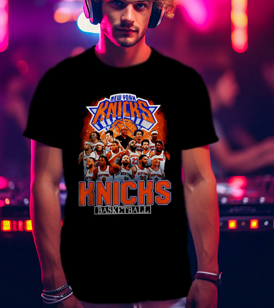 New York Knicks Basketball Team 2026 T-Shirt