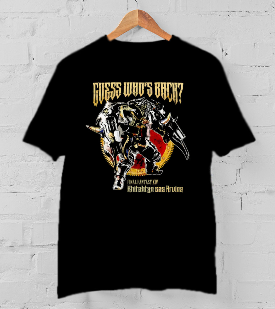 Final Fantasy XIV Pharaoh Akh Afah Amphitheatre Guess Who's Back T-Shirt