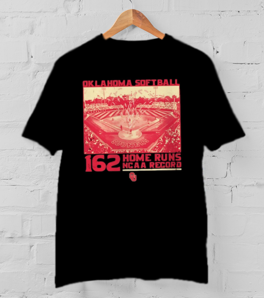 Oklahoma Softball Sooners 162 Home Runs NCAA Record Kendall Wells T-Shirt