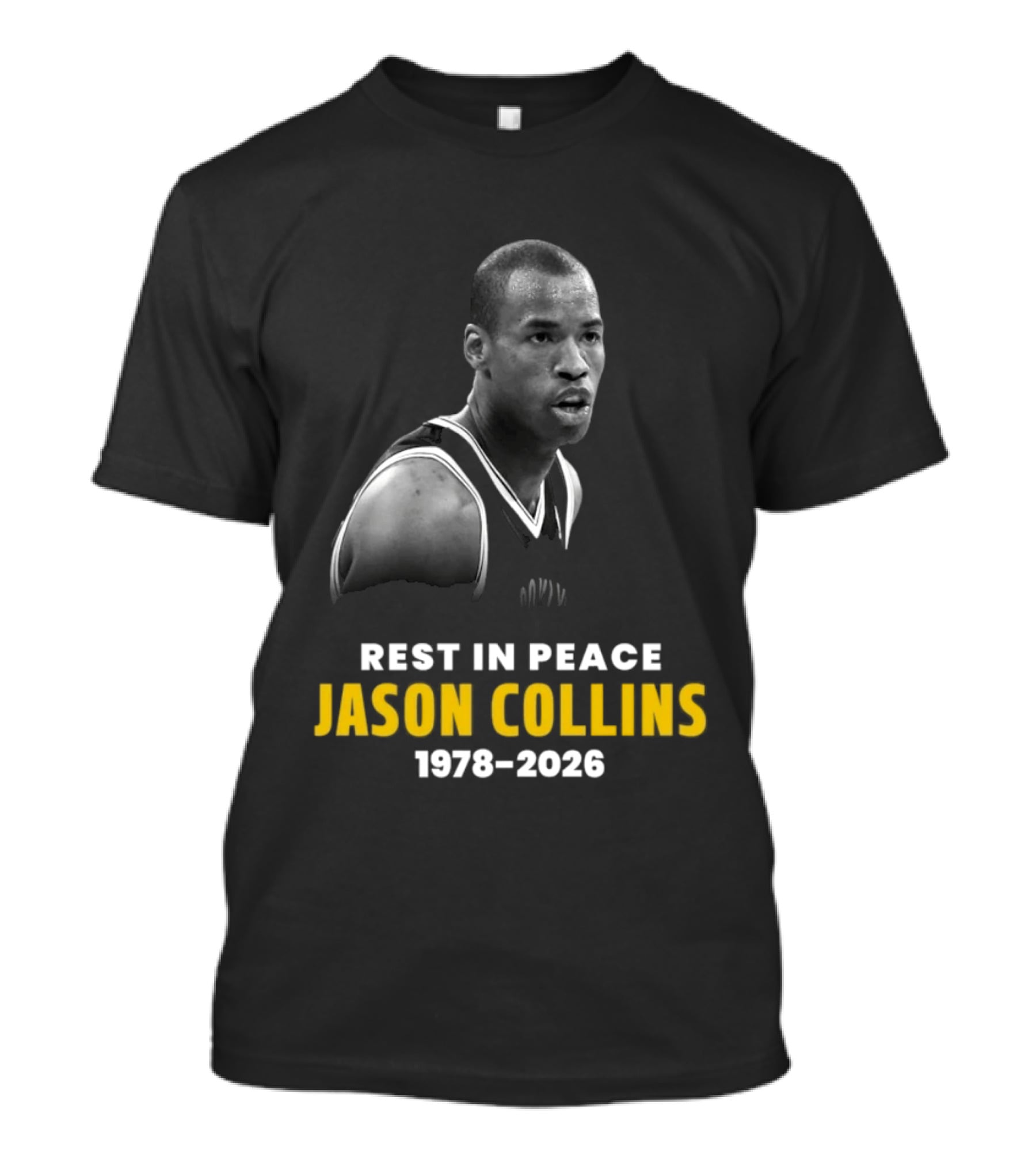 Rest In Peace Jason Collins 1978 2026 Memorial Basketball T-Shirt