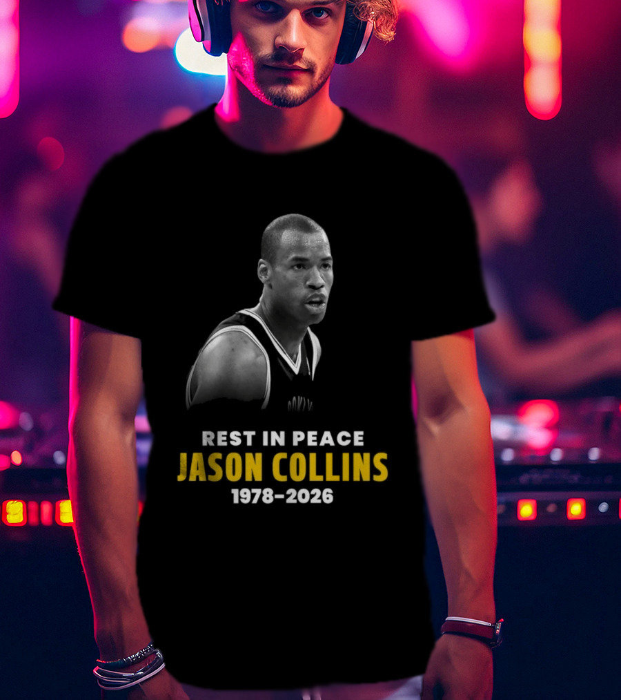 Rest In Peace Jason Collins 1978 2026 Memorial Basketball T-Shirt