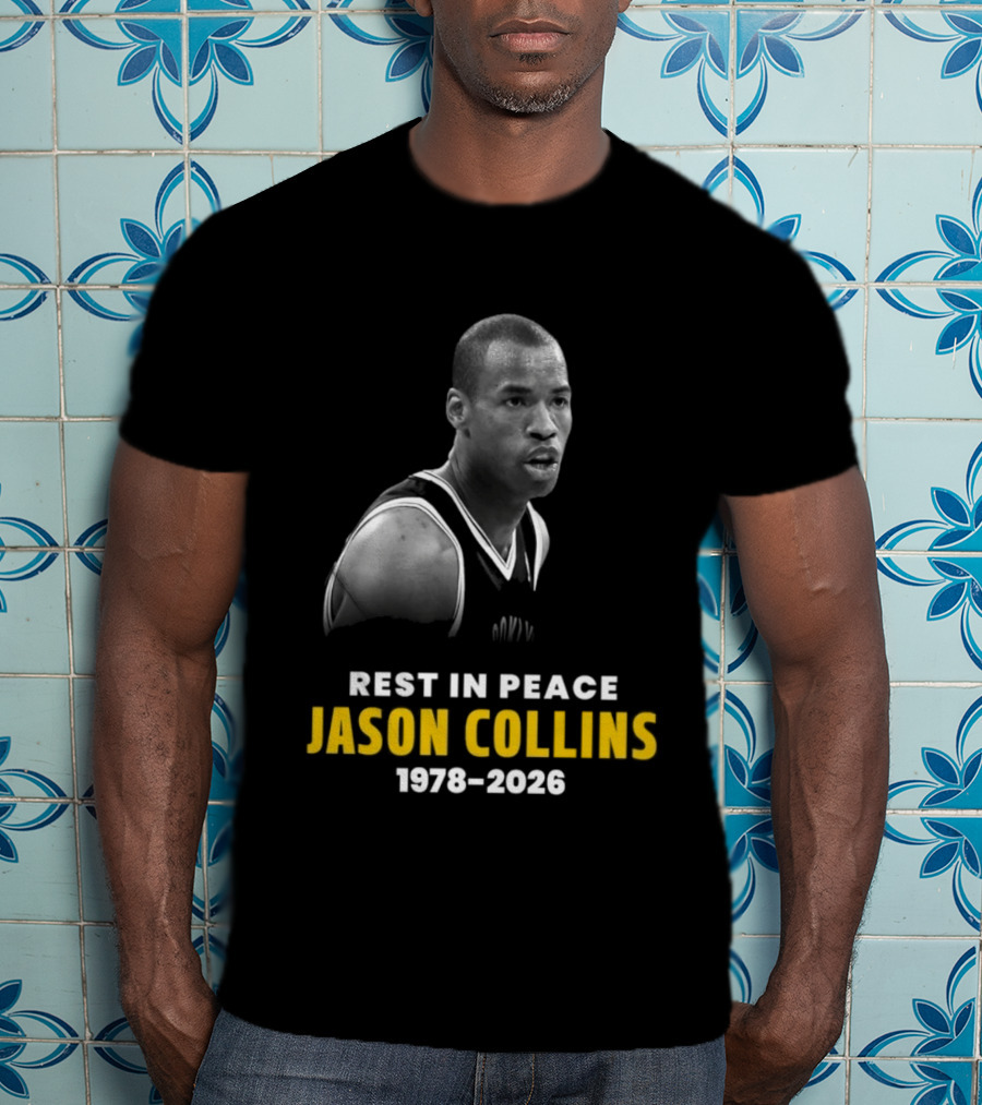 Rest In Peace Jason Collins 1978 2026 Memorial Basketball T-Shirt