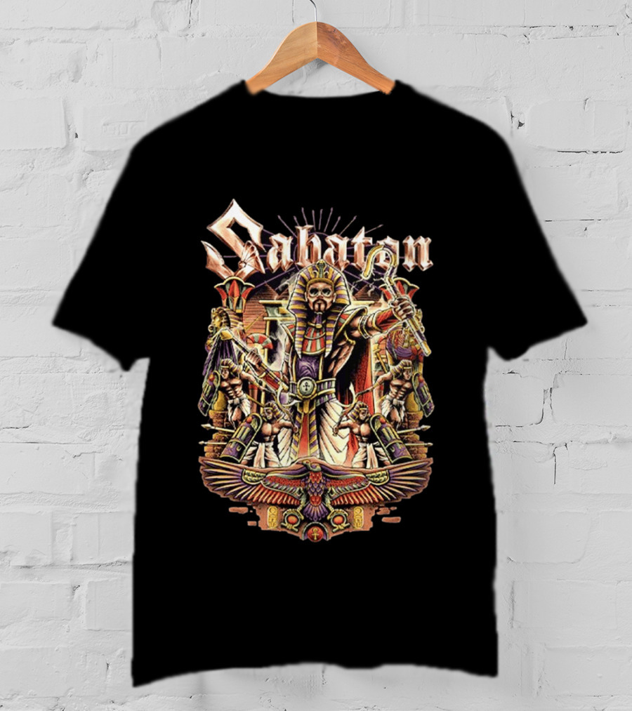 Sabaton The Legendary Tour 2026 Pop Up Collection Pharaoh Alexander Egyptian Hordes Of Khan T-Shirt