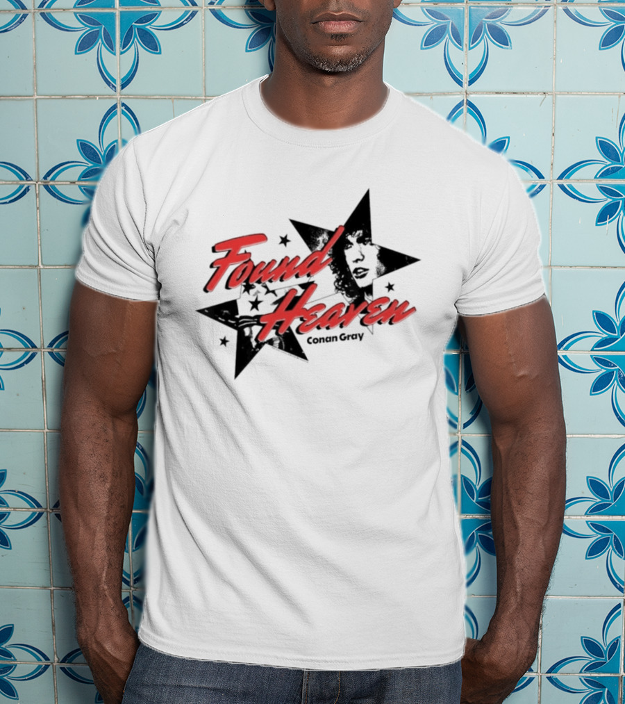 Conan Gray Found Heaven Stars Face T-Shirt