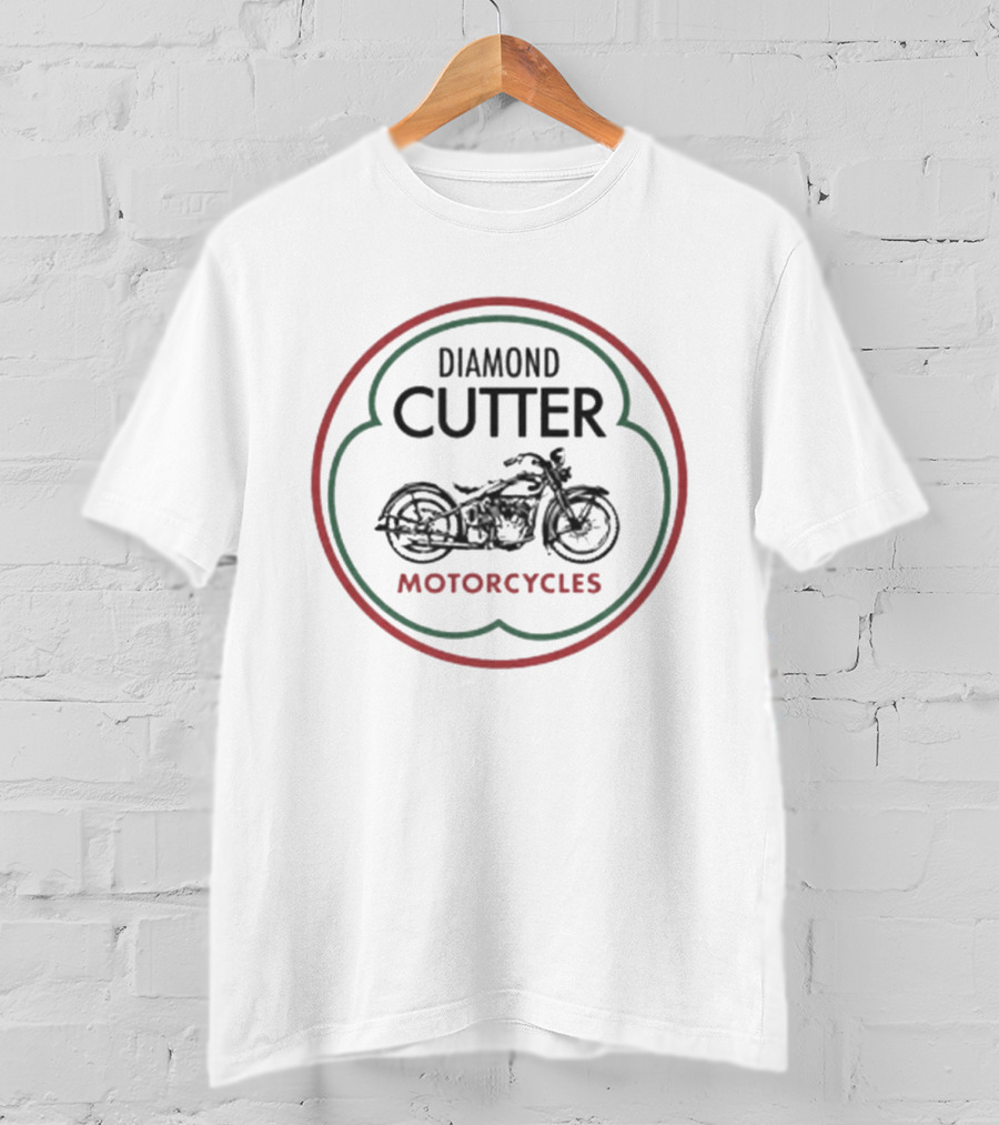 Diamond Cutter Motorcycles Vintage Classic Motorcycle Ride T-Shirt