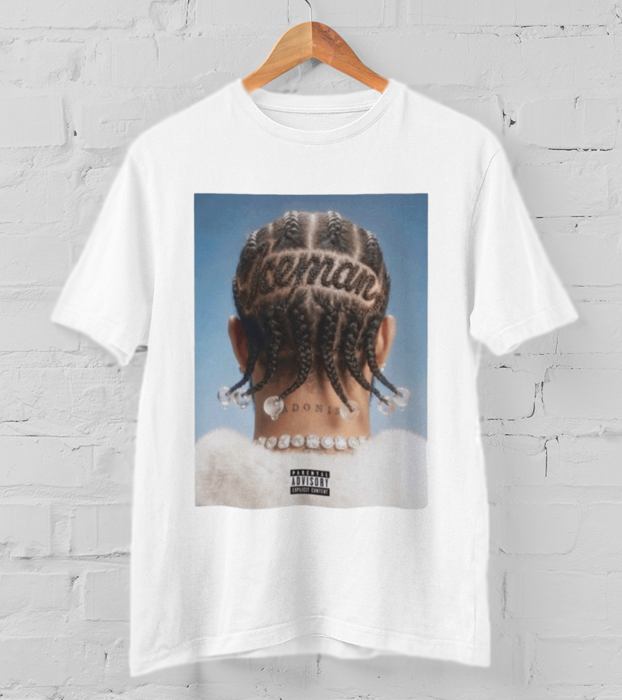 Iceman Adonis Braids Album Cover Drake Parental Advisory T-Shirt