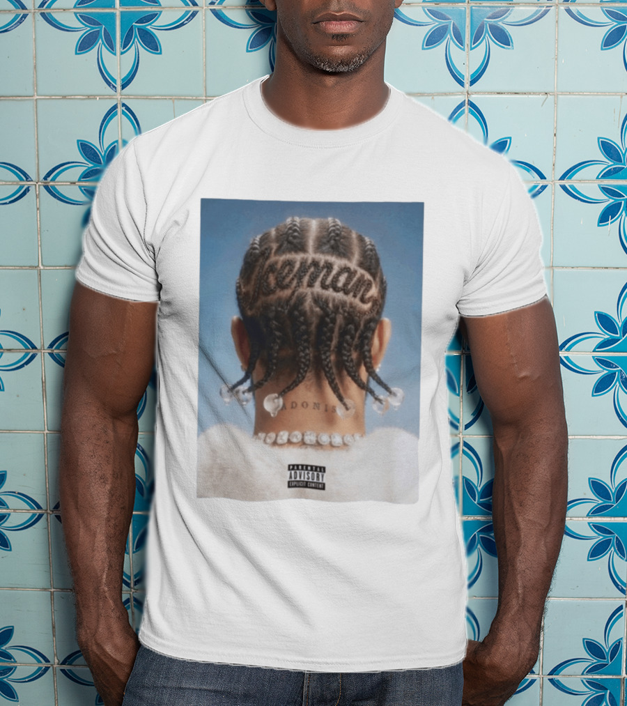 Iceman Adonis Braids Album Cover Drake Parental Advisory T-Shirt