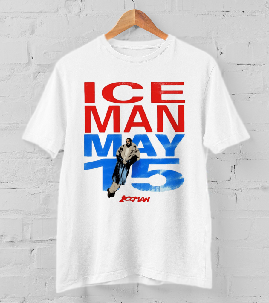 Drake Iceman May 15 Blue Red Styling 2026 Album Cover T-Shirt