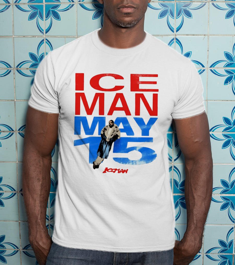 Drake Iceman May 15 Blue Red Styling 2026 Album Cover T-Shirt