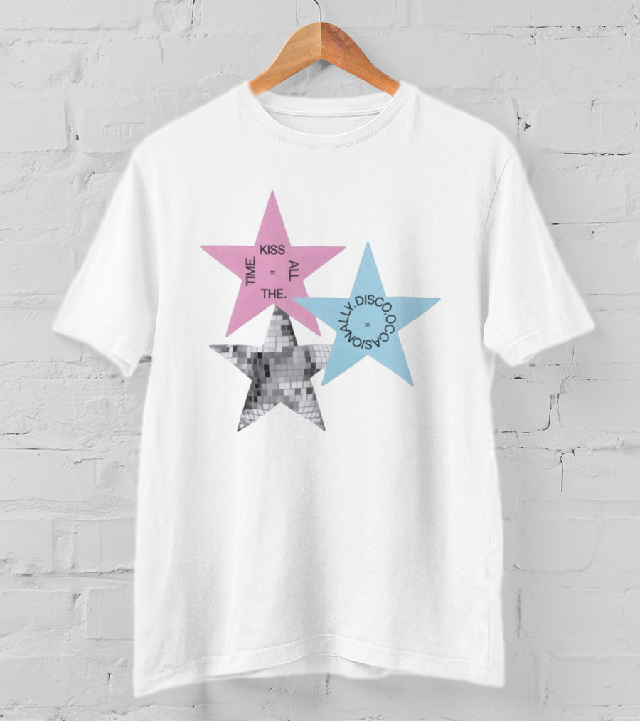 Kiss All The Time Disco Occasionally Stars T-Shirt