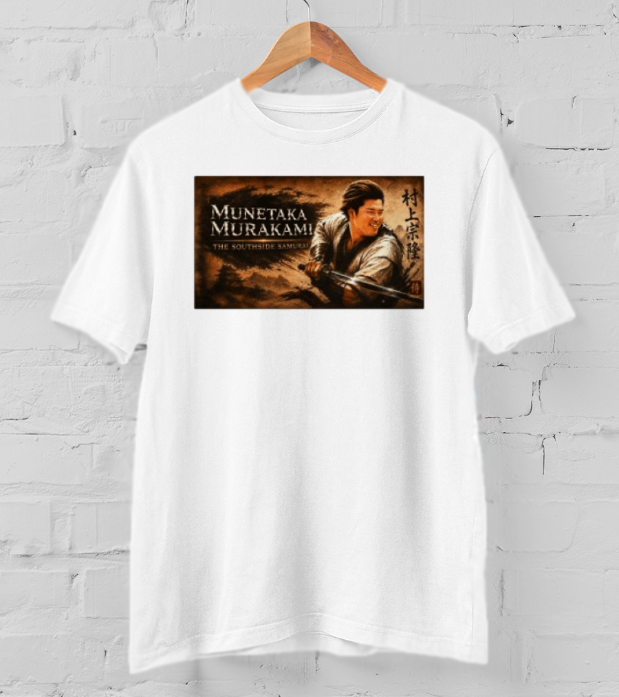 Munetaka Murakami The Southside Samurai Kanji T-Shirt