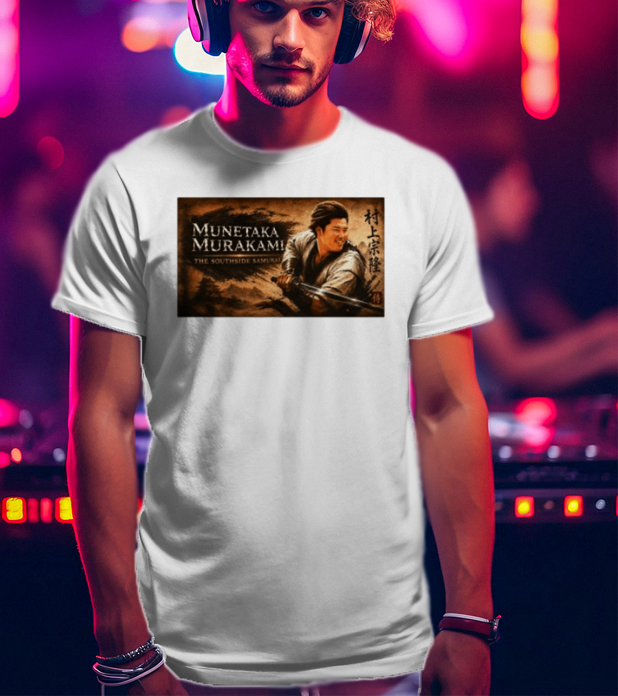 Munetaka Murakami The Southside Samurai Kanji T-Shirt