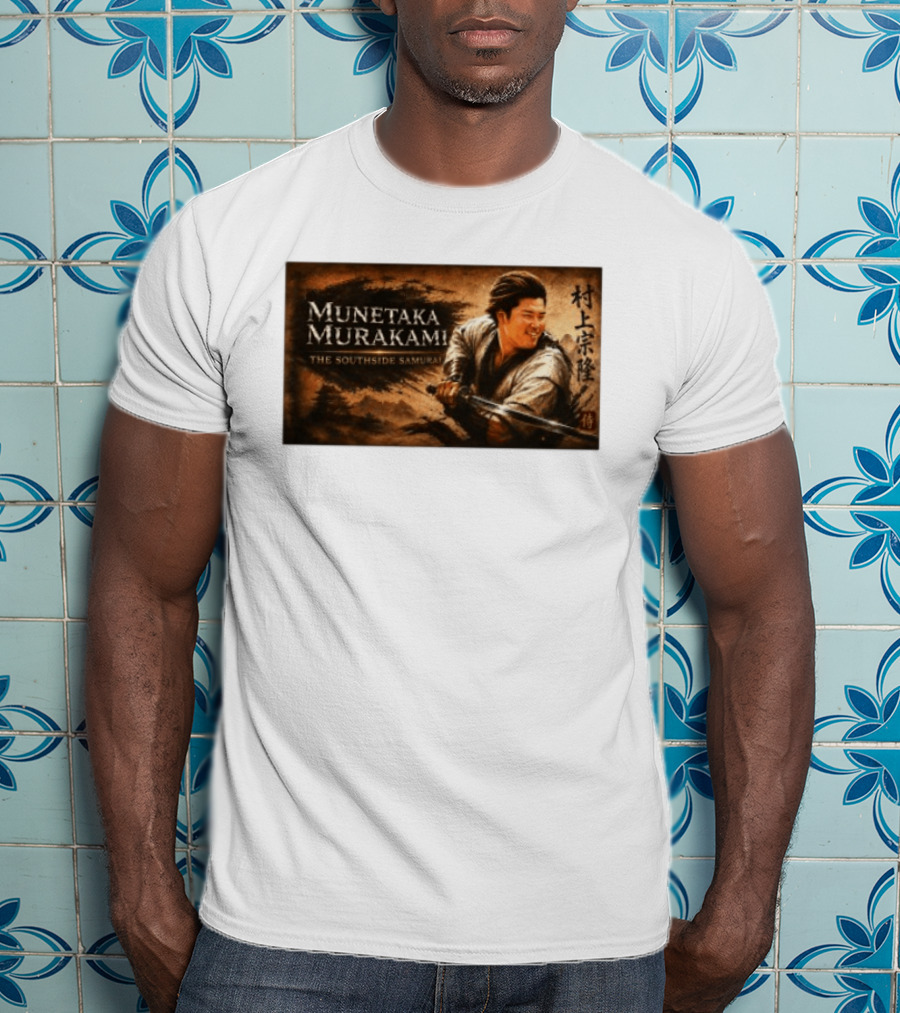 Munetaka Murakami The Southside Samurai Kanji T-Shirt