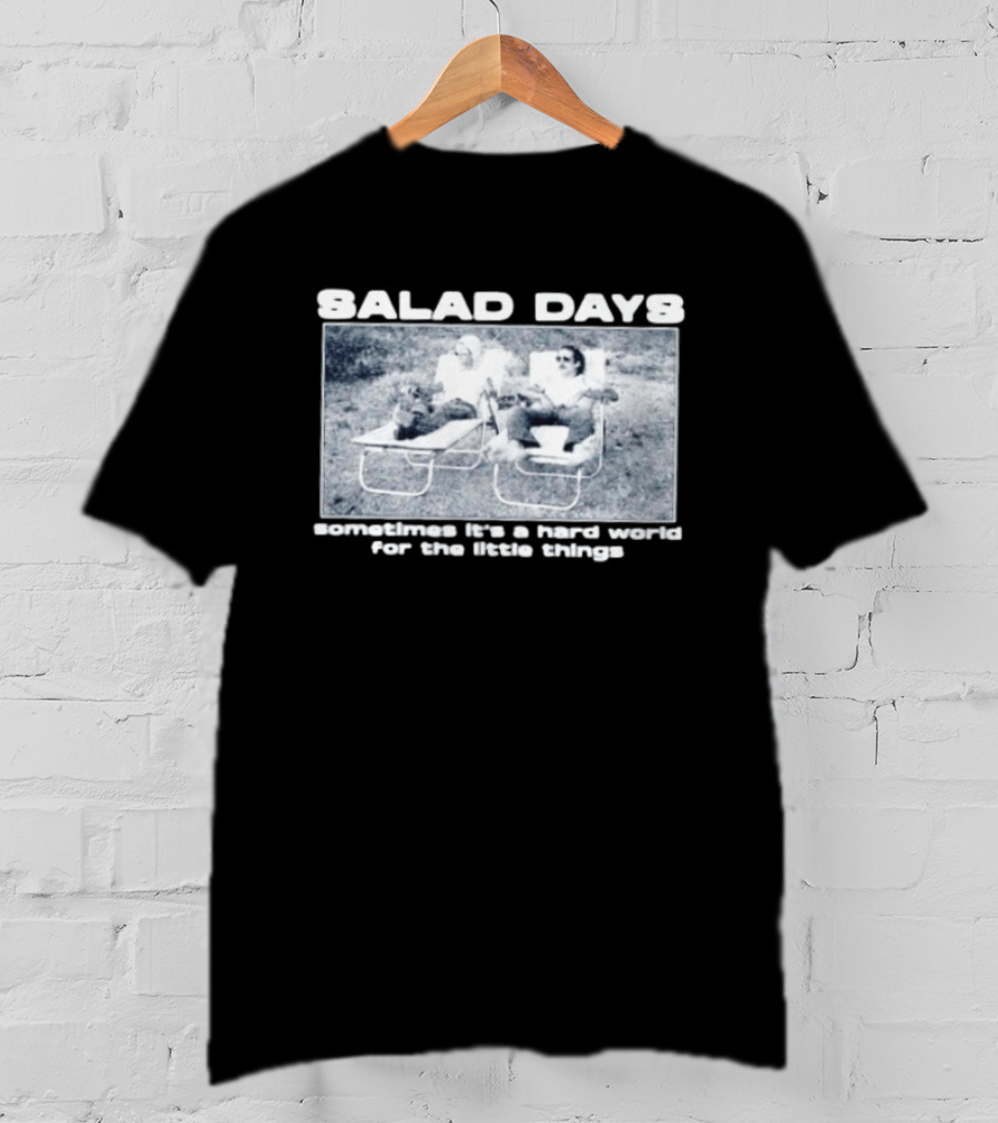 SALAD DAYS Sometimes It's A Hard World For The Little Things Vintage Lounge Chair Image T-Shirt