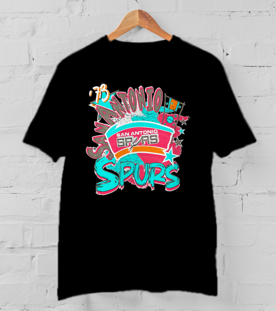 San Antonio Spurs '73 Classics Play By Play T-Shirt