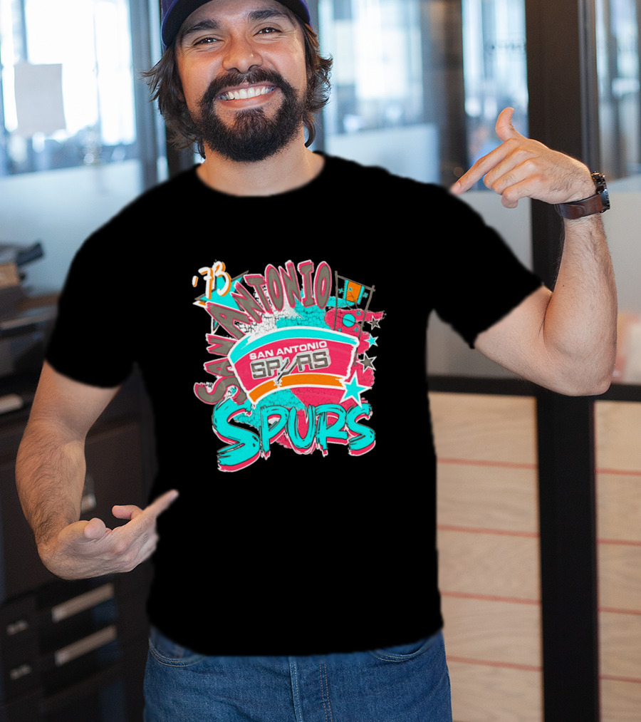 San Antonio Spurs '73 Classics Play By Play T-Shirt