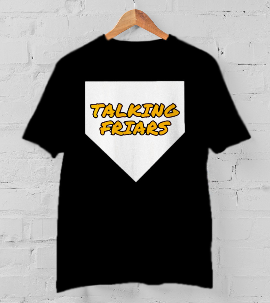 San Diego Padres Baseball Talking Friars Home Plate T-Shirt