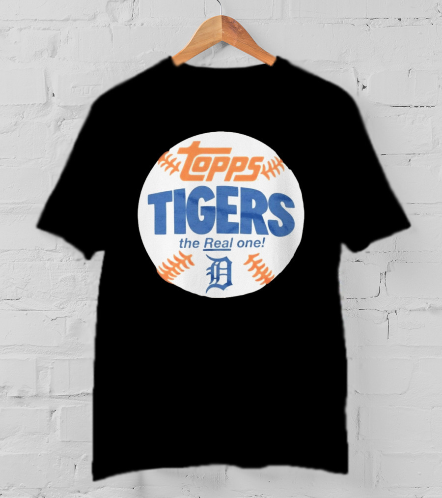 Topps Tigers The Real One Detroit T-Shirt