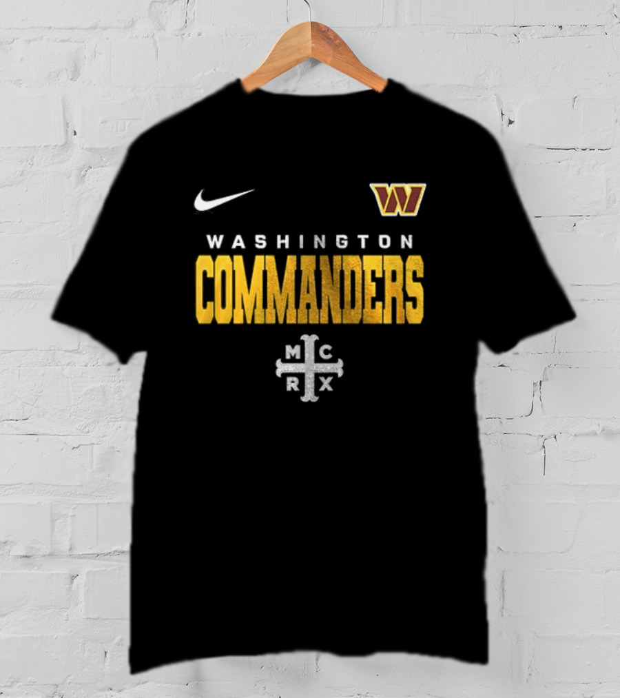 Washington Commanders My Chemical Romance NCRX Black Parade Collaboration T-Shirt