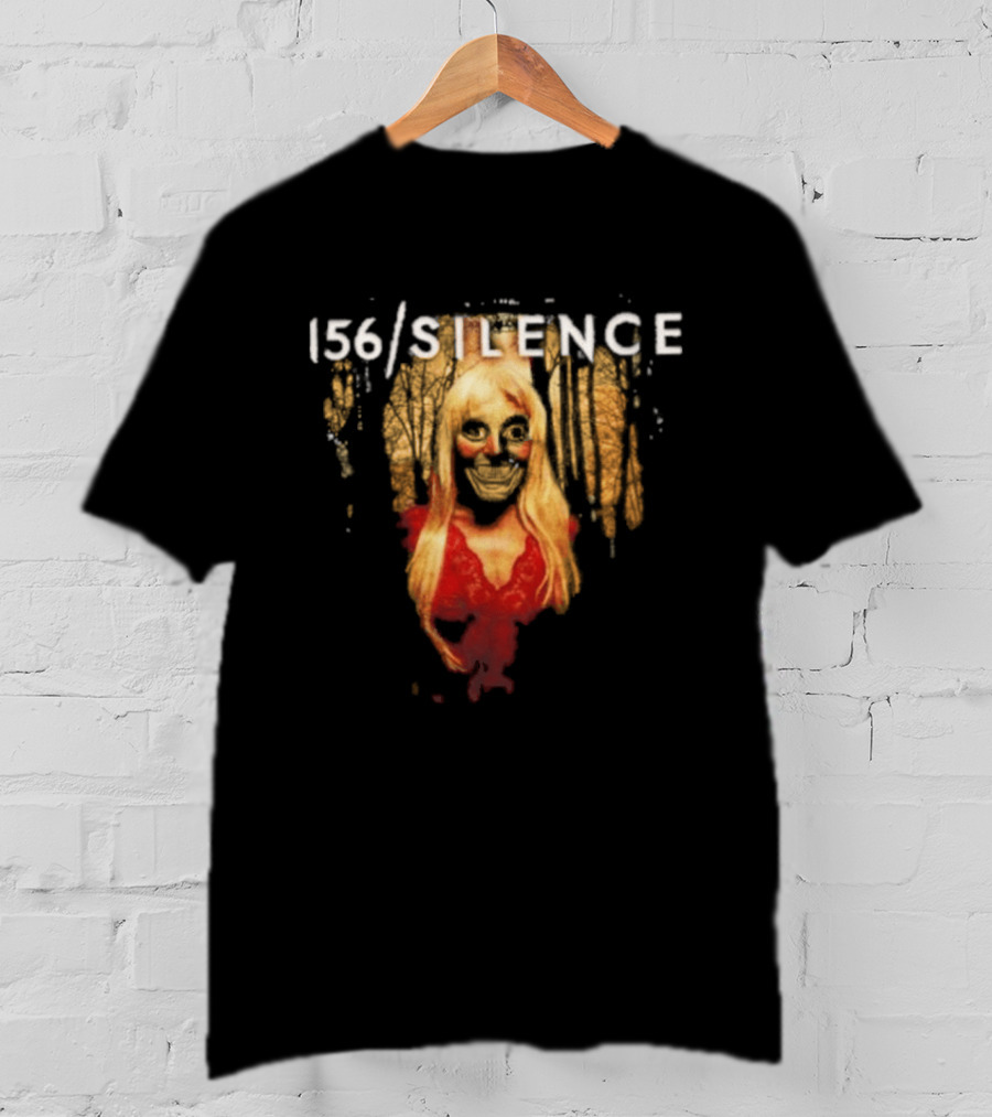 156 Silence Album Blonde Portrait With Red Dress T-Shirt