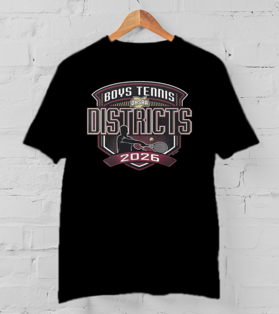 Boys Tennis Districts 2026 OHSAA T-Shirt