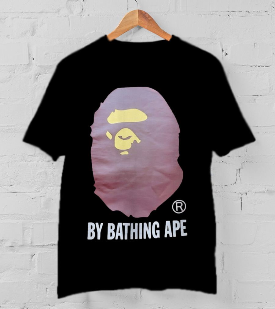 By Bathing Ape Iconic Yellow Ape Face T-Shirt