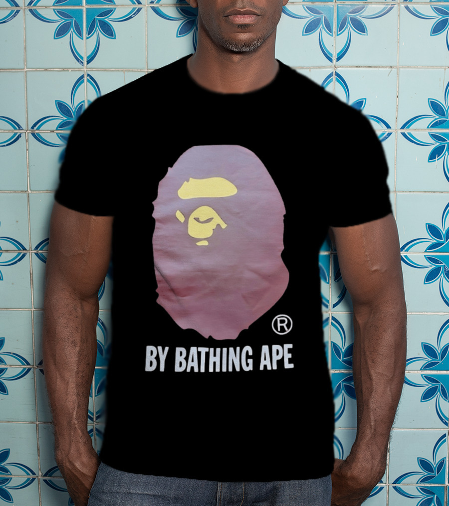 By Bathing Ape Iconic Yellow Ape Face T-Shirt