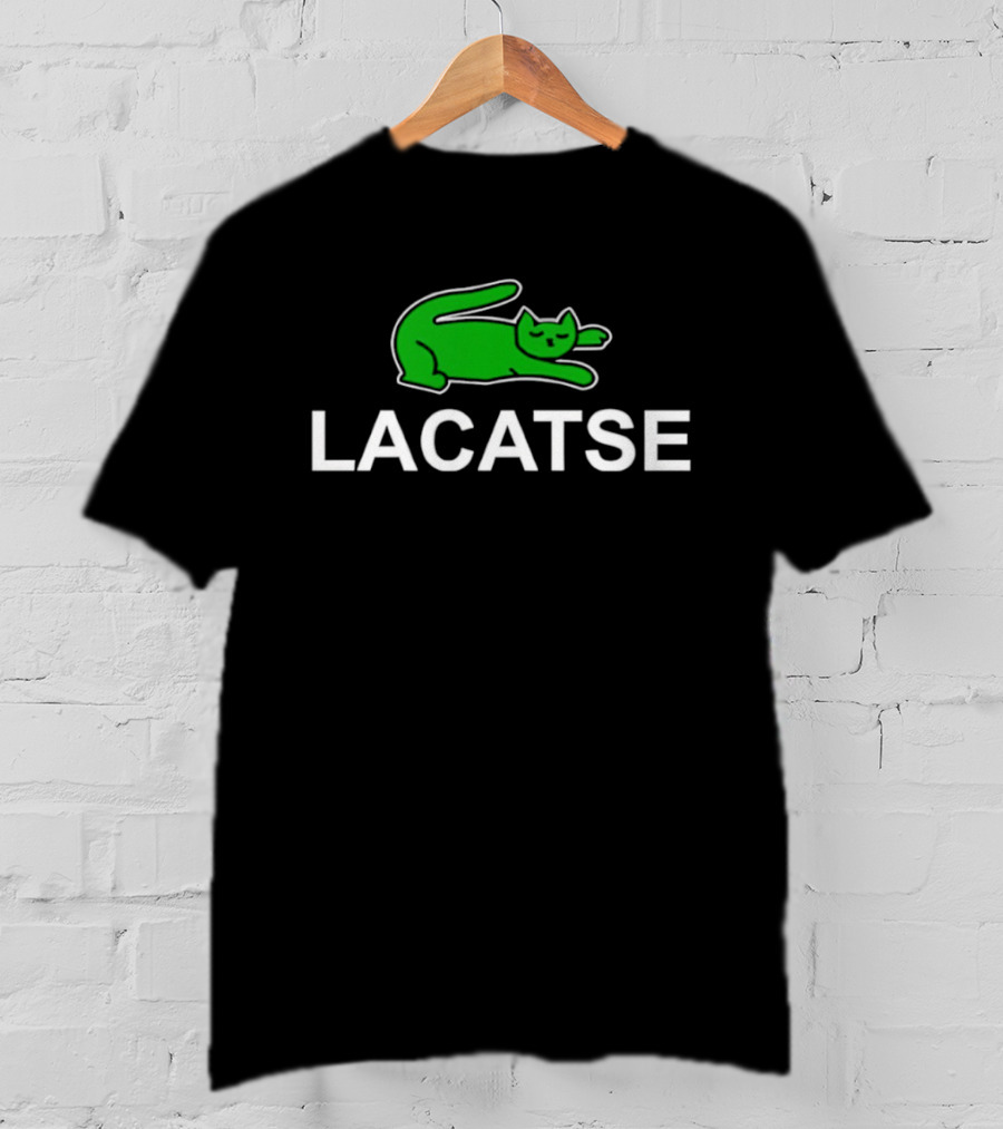 Lacatse Green Cat T-Shirt