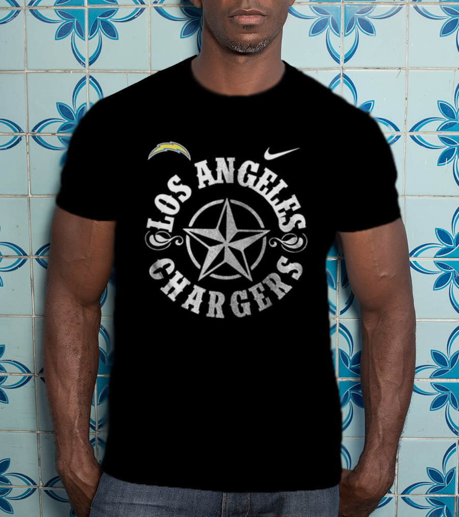 Nike Los Angeles Chargers Star Emblem Feelin' Good T-Shirt