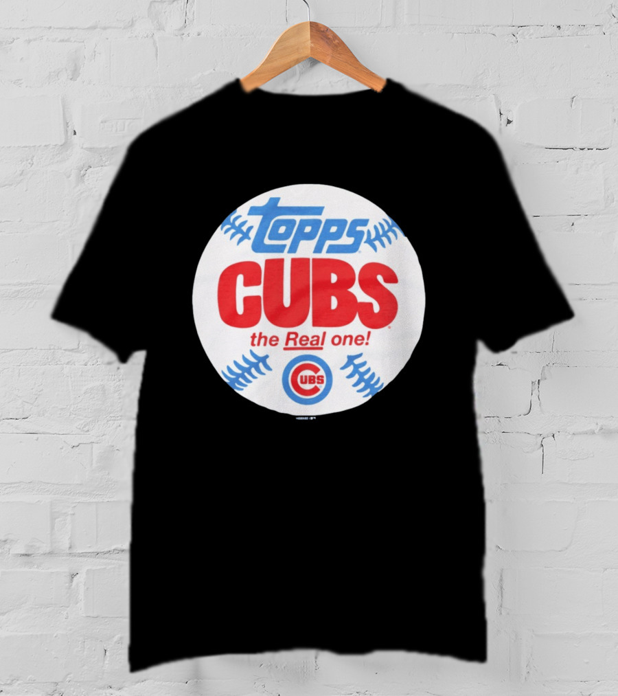 Topps Cubs The Real One Chicago Baseball T-Shirt