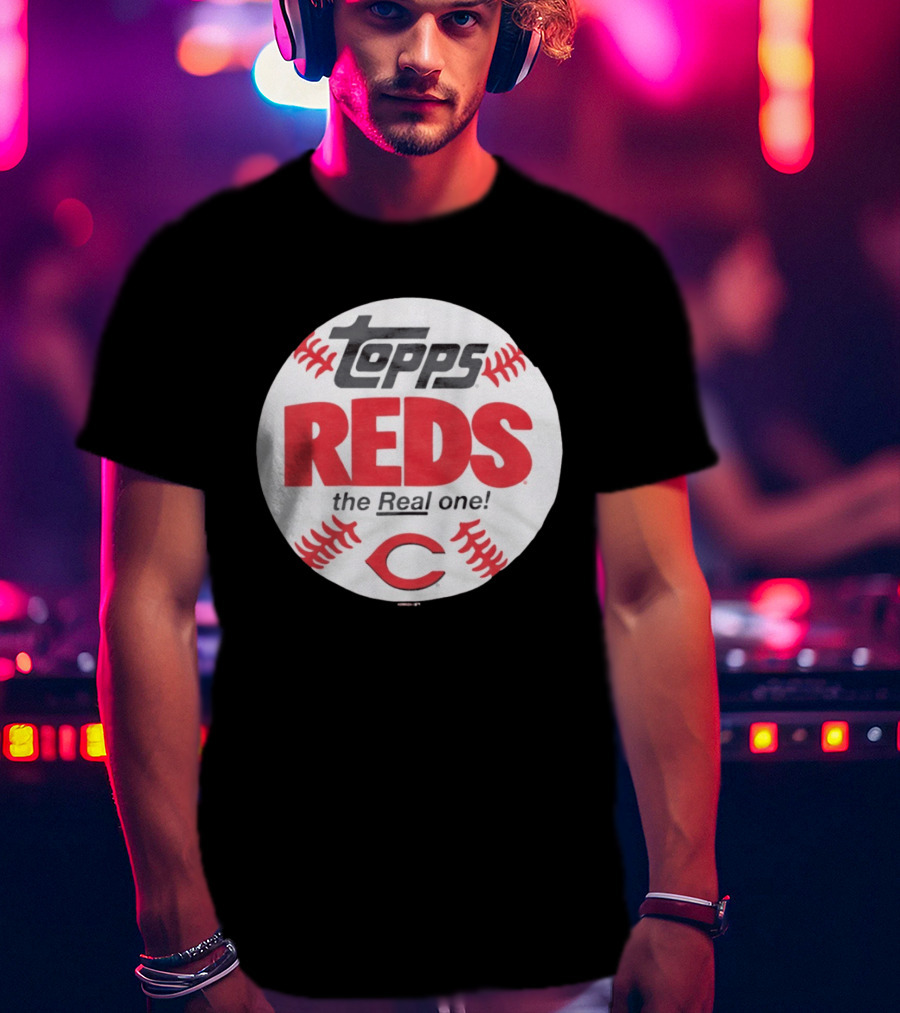 Topps Baseball Reds The Real One Cincinnati T-Shirt