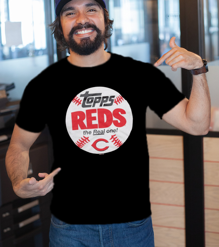 Topps Baseball Reds The Real One Cincinnati T-Shirt