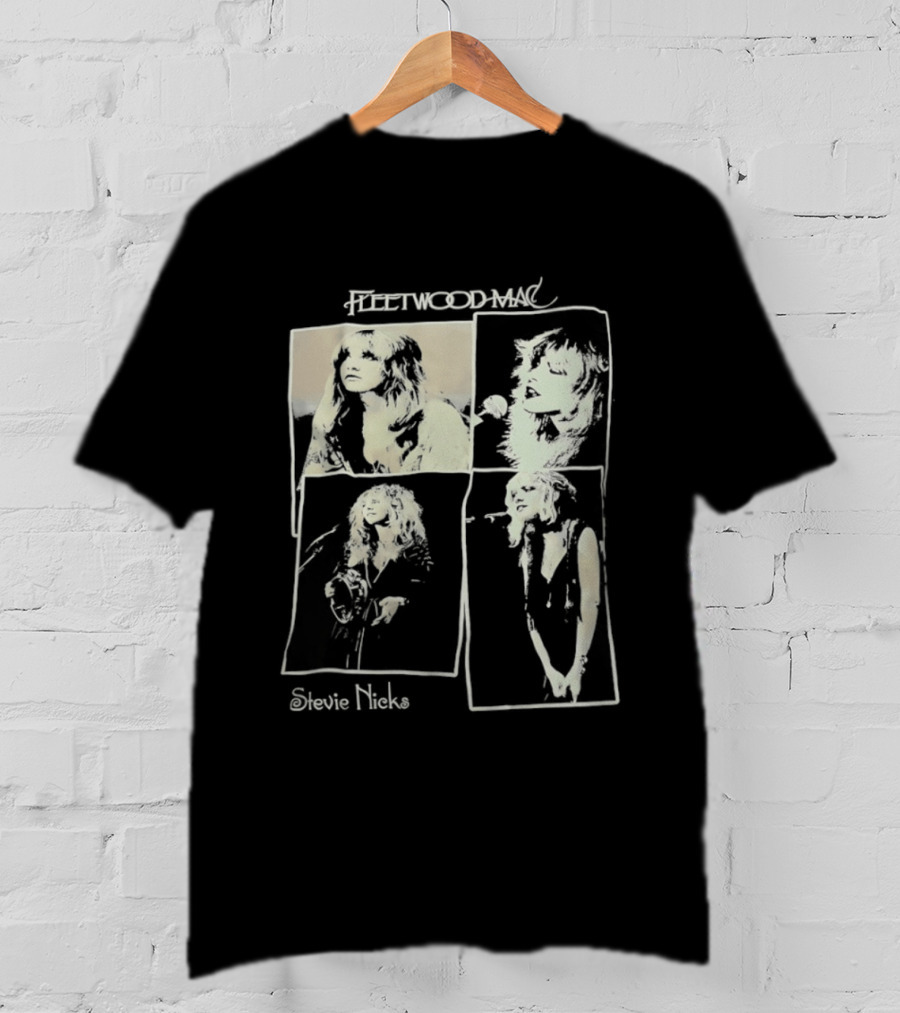 Fleetwood Mac Stevie Nicks Vintage Collage T-Shirt