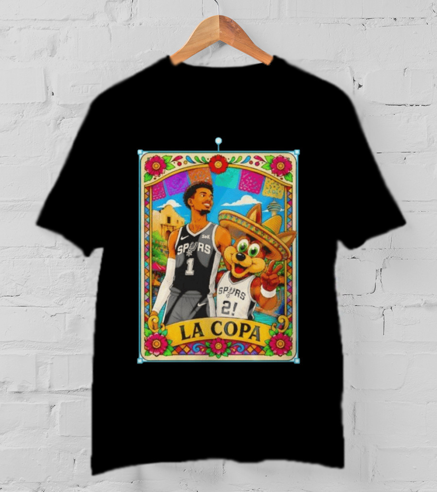 Original Victor Wembanyama Coyote Mexico La Copa San Antonio Spurs Basketball T-Shirt