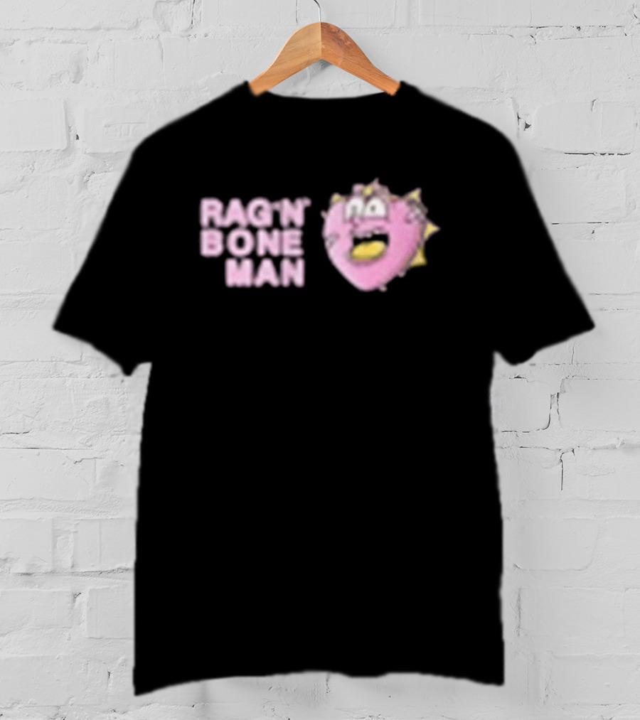 Rag'n'Bone Man Spiky Pink Donut Creature T-Shirt
